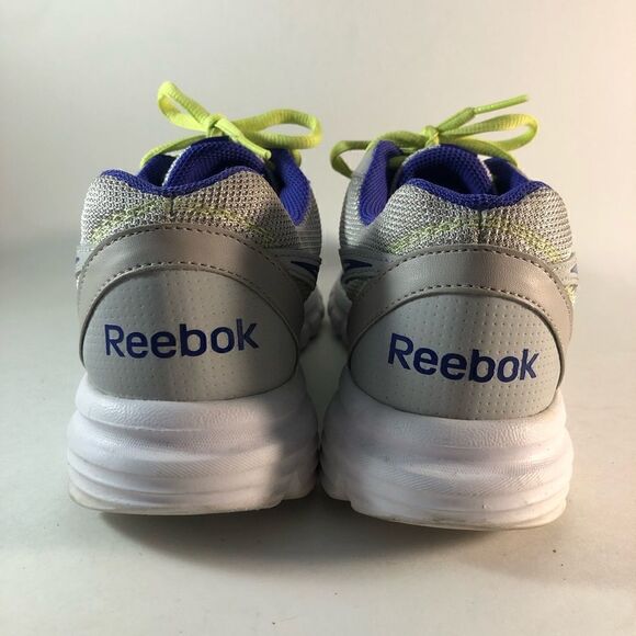 Reebok womens shoes lace up memory foam sneakers gray white size 7.5 - Picture 3 of 8